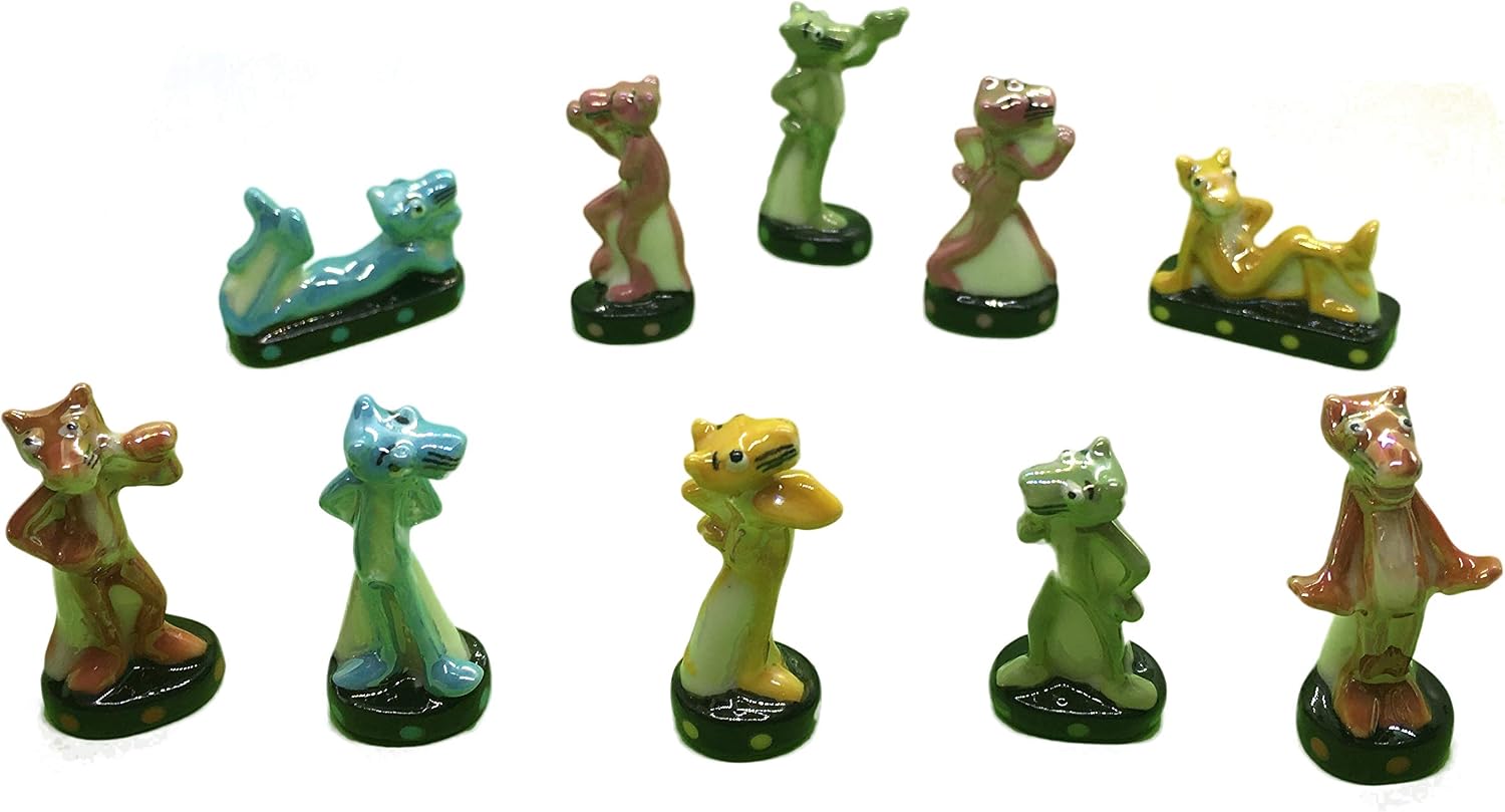 10 Fèves Flamants Roses En Porcelaine - Pour Galette Des Rois Et Collection