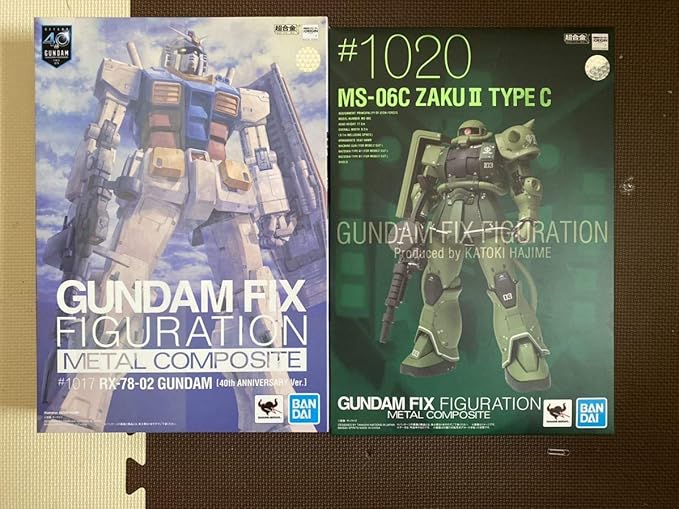Amazon 新品 Gundam Fix Figuration Metal Composite Ms 06c ザク C型 Rx 78 02 ガンダム 40周年記念ver 2体セット プラモデル 通販