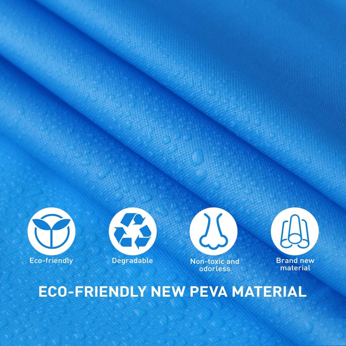 Cleycye Rain Ponchos,EVA Reusable Rain Coat Jacket with Drawstring Hood （3PCS）Emergency Waterproof Rain Ponchos Family Pack for Adults,Fit Men and Women, Perfect for Concerts, Amusement Parks, Camping