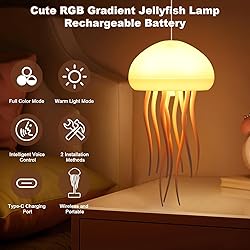 Jellyfish Lamp, Voice Control Jellyfish Lamp with