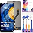 for Samsung Galaxy A20S Screen Replacement for Samsung A20S LCD for Samsung A20s Digitizer Replacement Touch Display Assembly Repair Part(Not for Samsung A20/A20e)