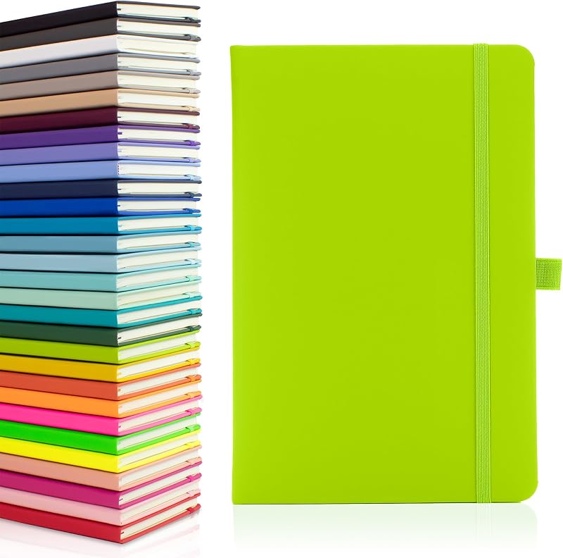 Notes London Eco A5 Notebook with Elastic Closure Pen Loop and Pocket