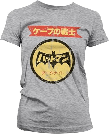 Amazon Com Officially Licensed Batman Japanese Retro Logo Women T Shirt Clothing