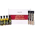 Thoughtfully Gourmet, Olive Oil Spice Infusion Gift Set, Premium Cold Pressed Extra-Virgin Olive Oil from Spain, Includes 4 F