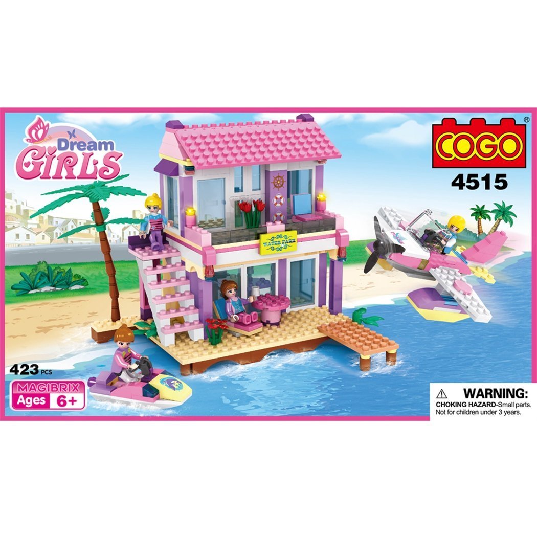 Cogo Girls Princess Fairy Tale Castle Building Blocks Toys For Girls Construction Bricks Education Learning Toy Sets 178 Pieces 3272 Guangdong Loongon Animation Culture Co Ltd Building Sets Building Toys