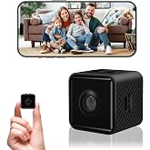 Mini Security Camera, 1080P HD Home Wireless Small Camera, Indoor WiFi Nanny Cam with Motion Detection and Night Vision, 150&deg; Wide View, App Alerts, Cloud &amp; SD Storage, Camer for Kids, Elders, Pet