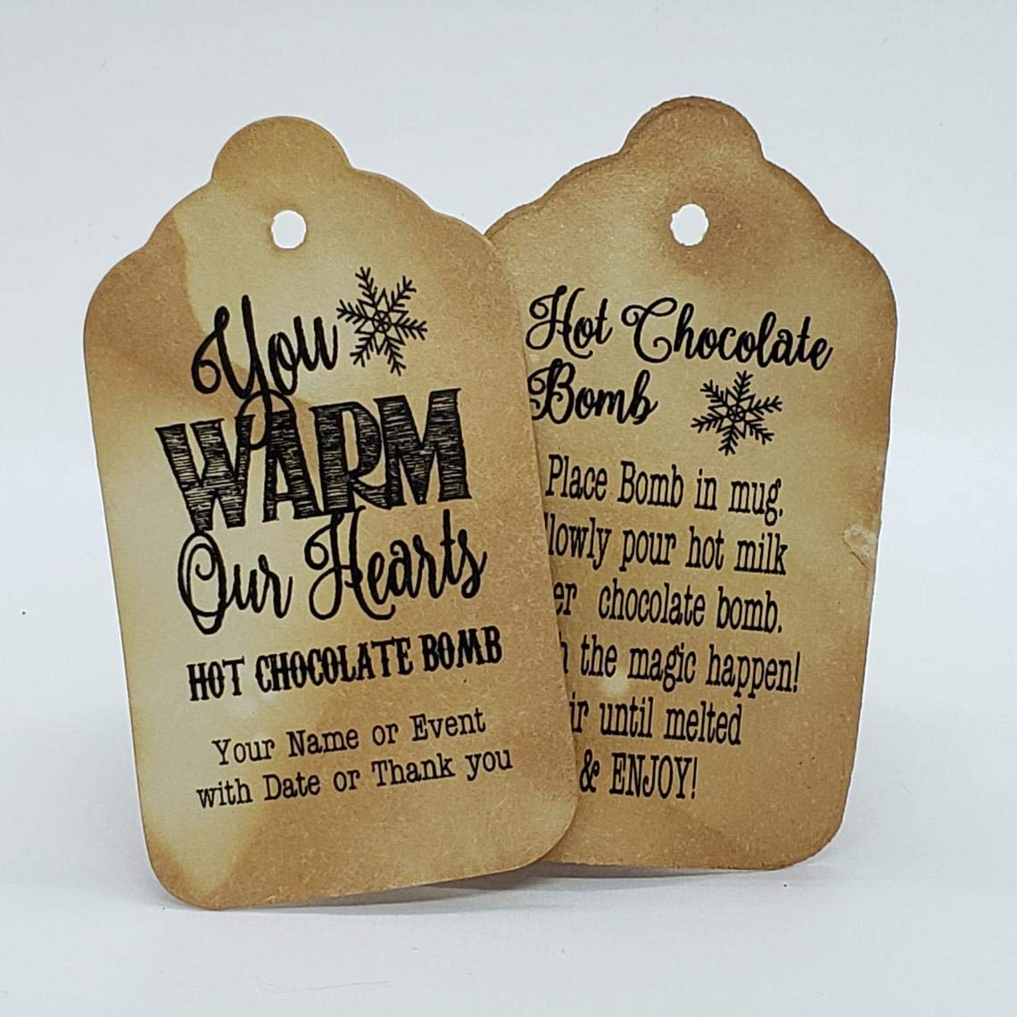 You Warm our Hearts Hot Chocolate Bomb with