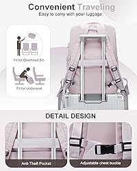 CADOLIM Large Travel Backpack For Women Laptop