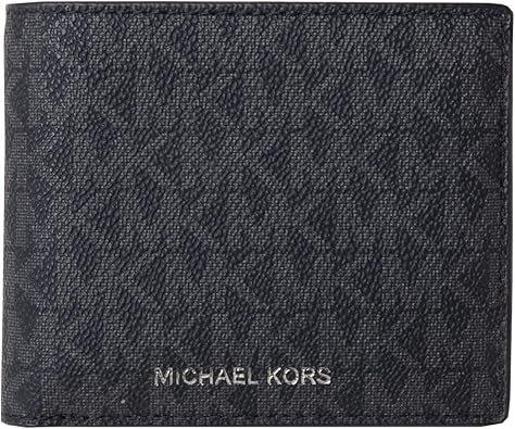 Amazon マイケルコース Michael Kors 財布 二つ折り財布 36u9lcrf3b ブラック クーパー シグネチャー W ビルフォールド コイン ポケット ウォレット メンズ アウトレット品 ブランド 並行輸入品 財布