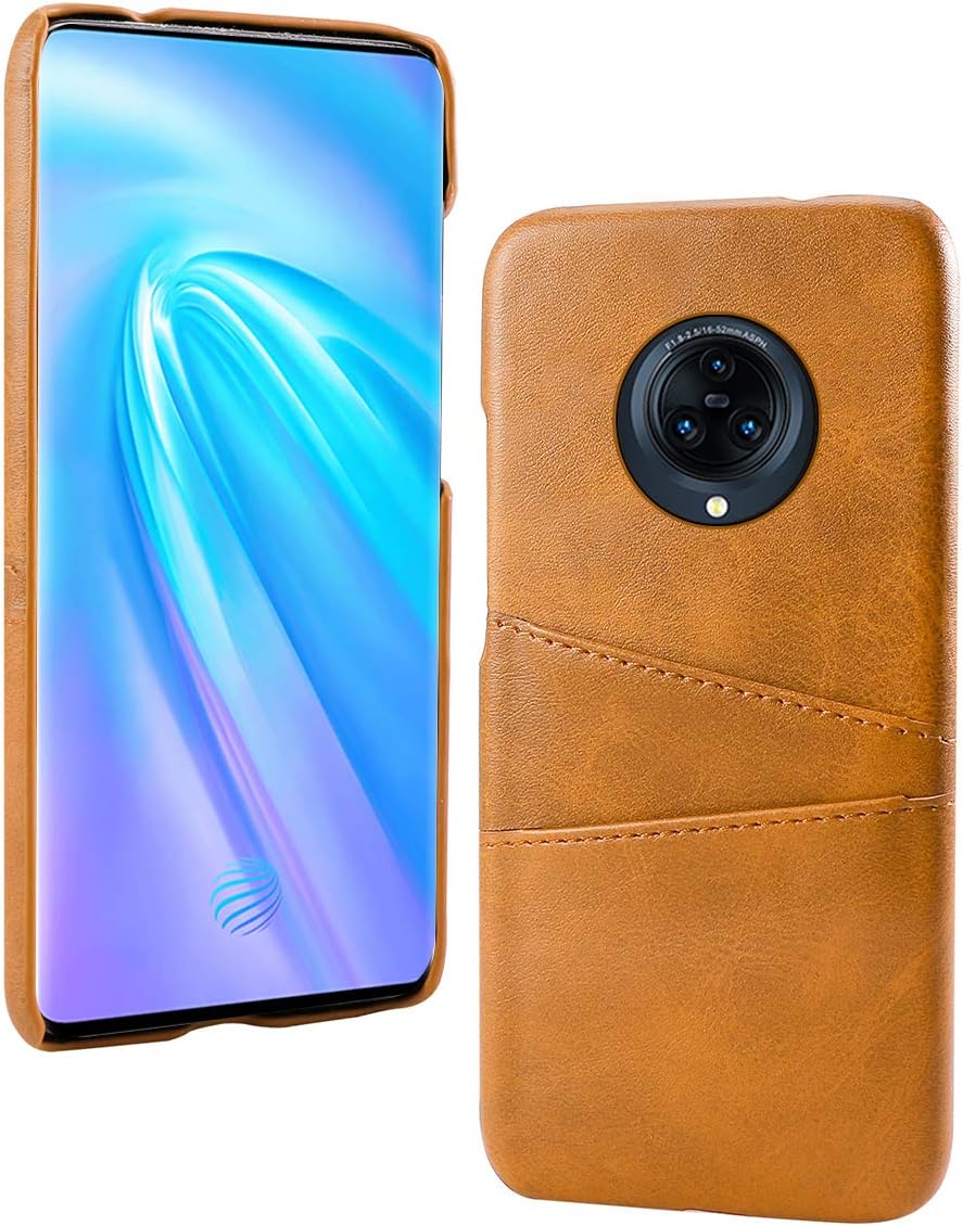 Compatible with vivo NEX 3 Case, FugouSell Premium PU Leather Flip Folio Wallet Case [Kickstand/Card Slot/Slim Fit] with Magnetic Absorption for vivo NEX 3 (Orange)