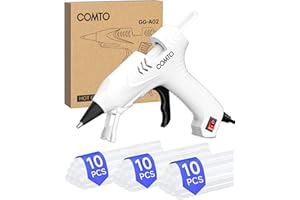 COMTO Hot Glue Gun Kit with 30 Sticks, 20W Fast Preheating Mini Hot Glue Gun and Sticks Set for School Crafts DIY Arts and Qu