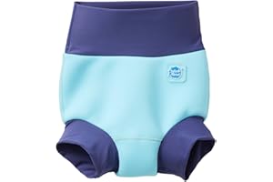 Splash About Happy Nappy Swim Diaper Blue Cobalt, 3-4 Years