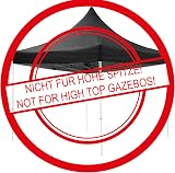 QUICK STAR 3x3m Gazebo Cover Waterproof Transparent PVC Weather Protection view 8