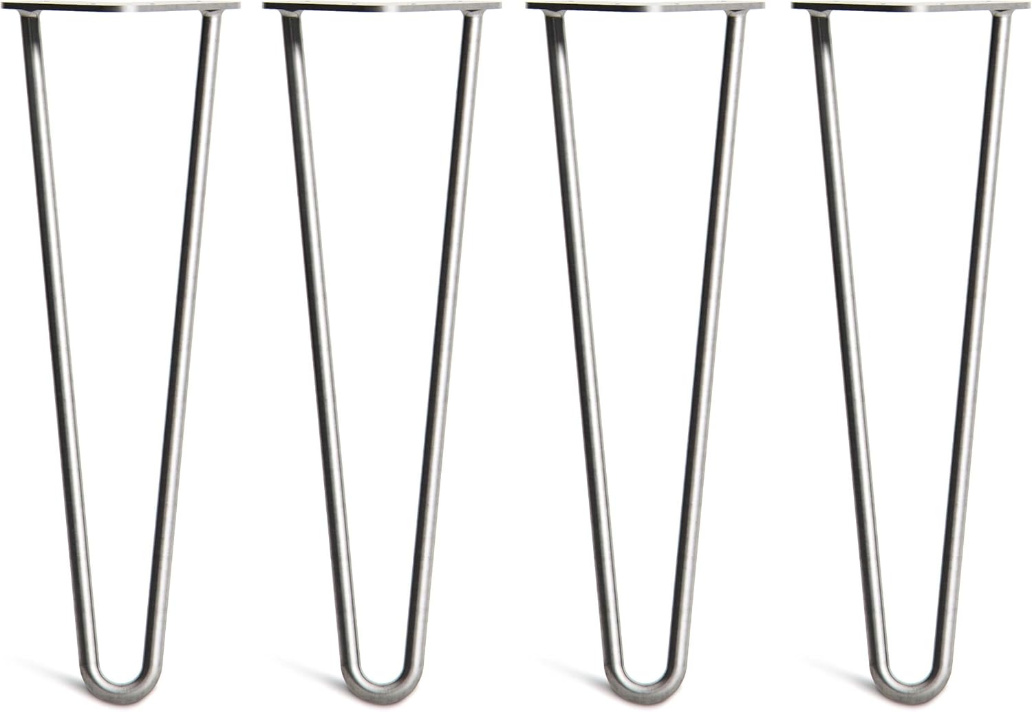 4x Haarnadel Heavy Duty 12mm Tischbeine Austauschbare Tisch&Schrank