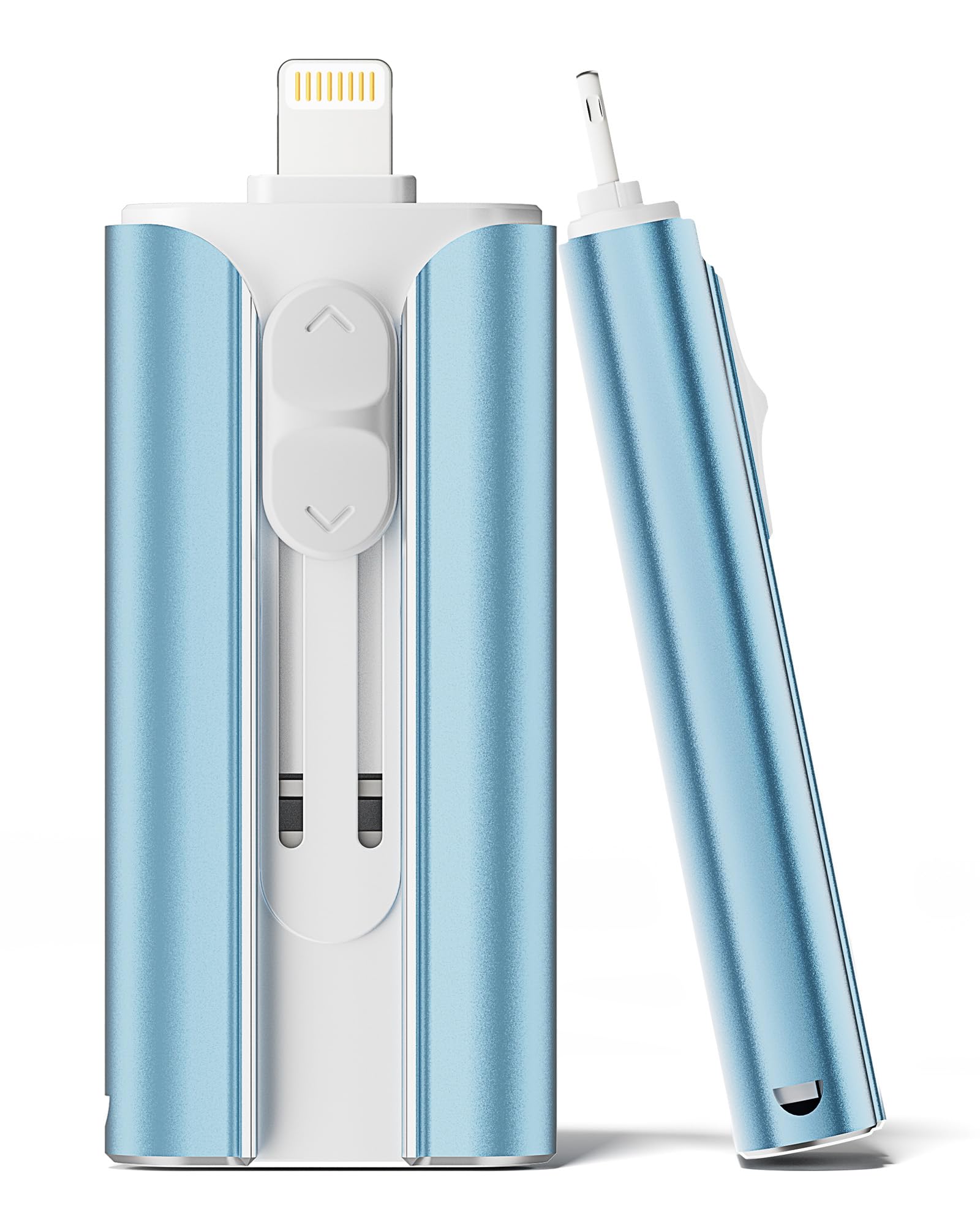 Photo 1 of MFi Certified Flash Drive 256GB for iPhone Thumb Drive, USB Memory Stick iPhone Flash Drive Photo Stick for Photos Videos, High Speed External Storage Jump Drive for iPhone/iPad/Android/PC(Sky Blue)