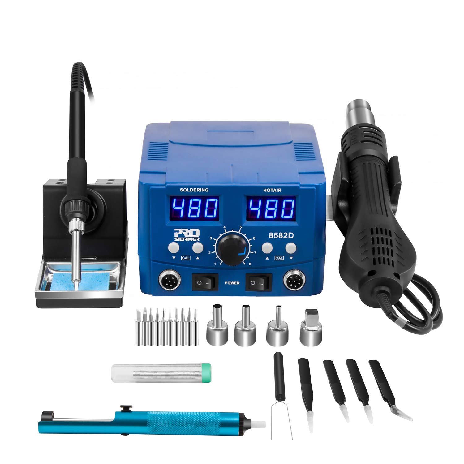 Buy Digital Soldering Station, PROSTORMER 2 in 1 Rework Station Heat