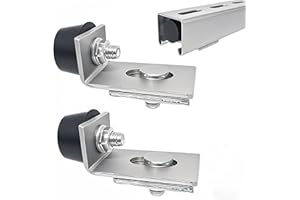 BIAXJUNY Heavy Duty Steel Trolley Roller Wheels Limit Trolley Assembly Positioning for Unistrut Strut Channel with 1-5/8" Wide and All 1-5/8" or Taller Strut Channel (2Pack)