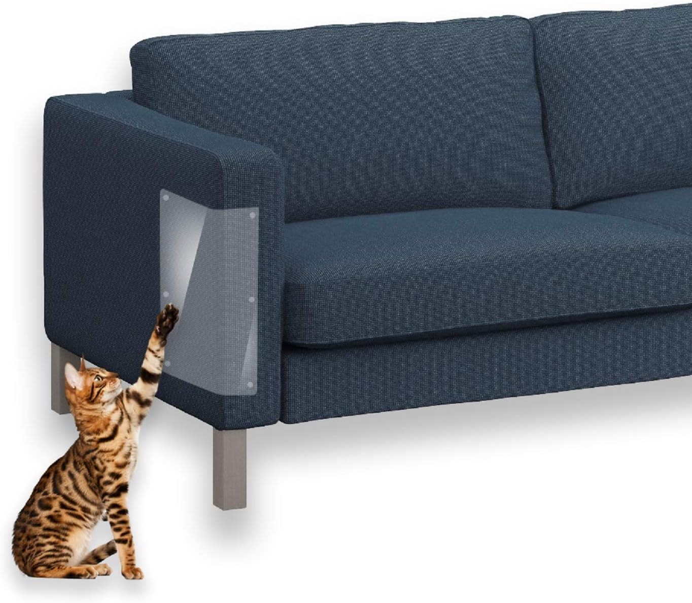 Cizen Furniture Protectors from Cats, Cat Dog Scratching Guard + Twist