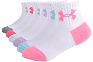 Under Armour girls Multi Pack Quarter Sock