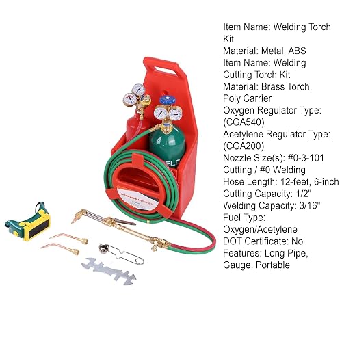 Acetylene Welding, Brazing & Cutting Porta Pack Carry Case only Bottle Holder Carrier