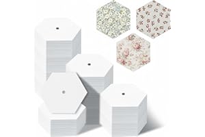 200 PCS 2" Paper Piecing for Quilting DIY Patchwork Sewing Crafts for DIY Patchwork Sewing Crafts, Hexagon Piecing Paper Acce
