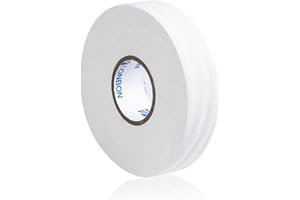 Hockey Tape White Tape Strong Adhesive Athletic Tapes & Wraps for Ice & Roller Hockey Stick, Blade & Handle Protector (1Roll,