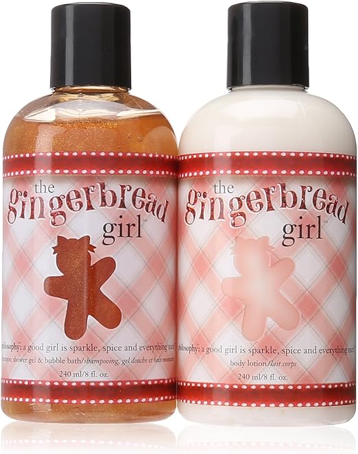 Philosophy The Gingerbread Girl Shower Gel/Bubble Bath and Body Lotion