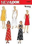 New Look Sewing Pattern 6866 Misses Dresses, Size A