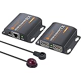 HDMI Extender Neoteck 60m HDMI Repeater with 2 Port HDMI Splitter Loop IR Remote 1080P Ethernet Network Extender over Single RJ45 Cat6 Cat7 Cables for PC DVD Sky HD Box PS3 Satellite Box