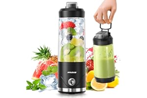 PROCHAIN Portable Blender, 22oz Cordless Personal Blenders, Electric USB Rechargeable Juicer for Smoothies, Ice Crush, Travel