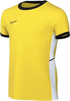 FZ9758-719 Y NK DF ACD25 SS Top Maglia Lunga Unisex Ragazzi Tour Yellow/Black/White/Black Taglia XL