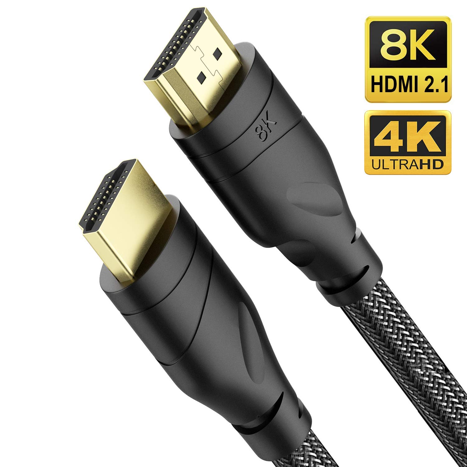 8K HDMI Cable, LamToon 8K HDMI 2.1 Cable, High Speed HDMI to HDMI TV