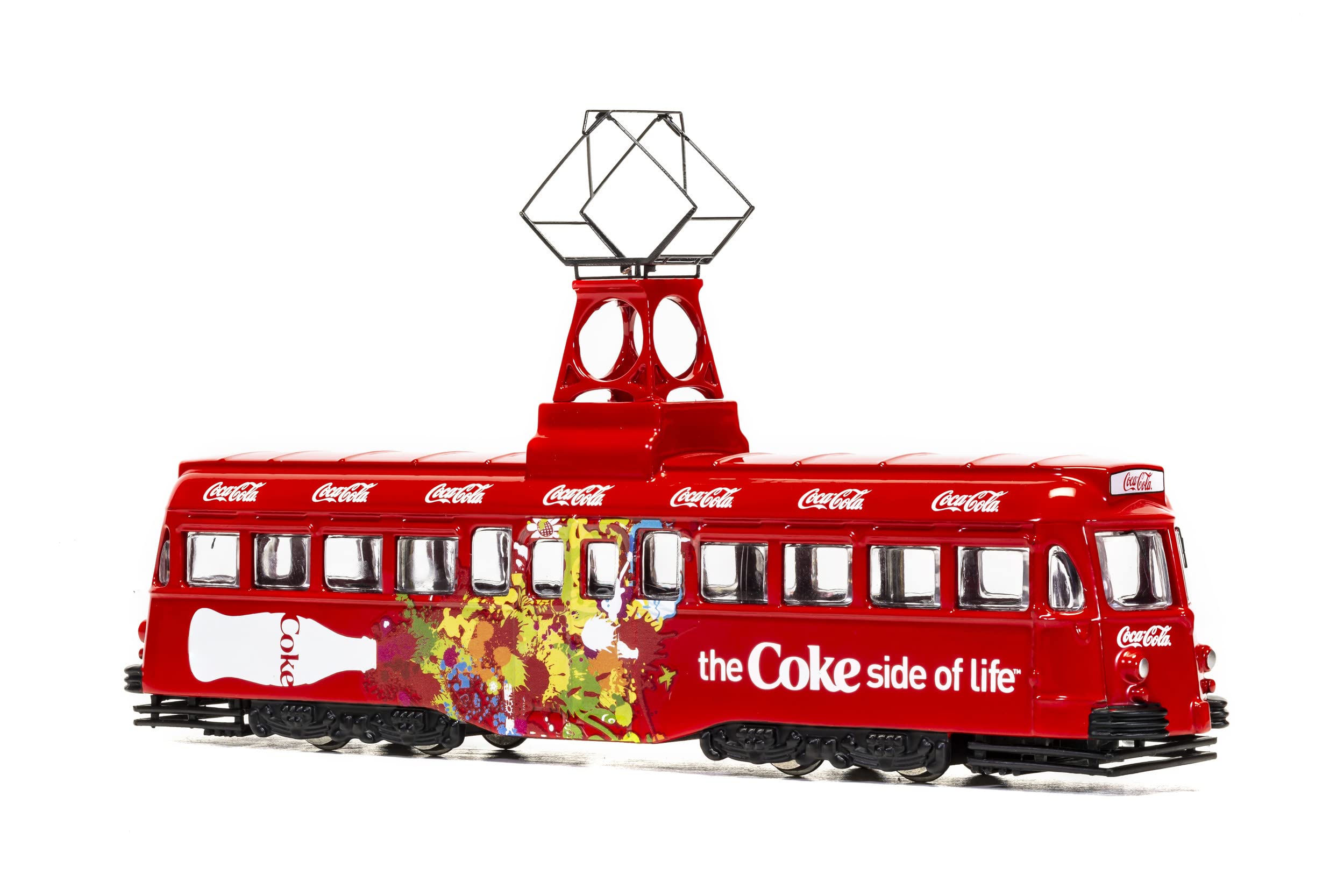Corgi Diecast Model Vehicles - CC44013 Coca Cola Single Decker Tram - Open Happiness - Men & Women Souvenir Gifts from UK - Small Die Cast Toy Car Models for Boys, Gift for Motor Enthusiasts