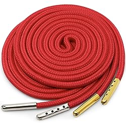 YJRVFINE Athletic Round Shoe Laces: 2 Pairs 55 Inch