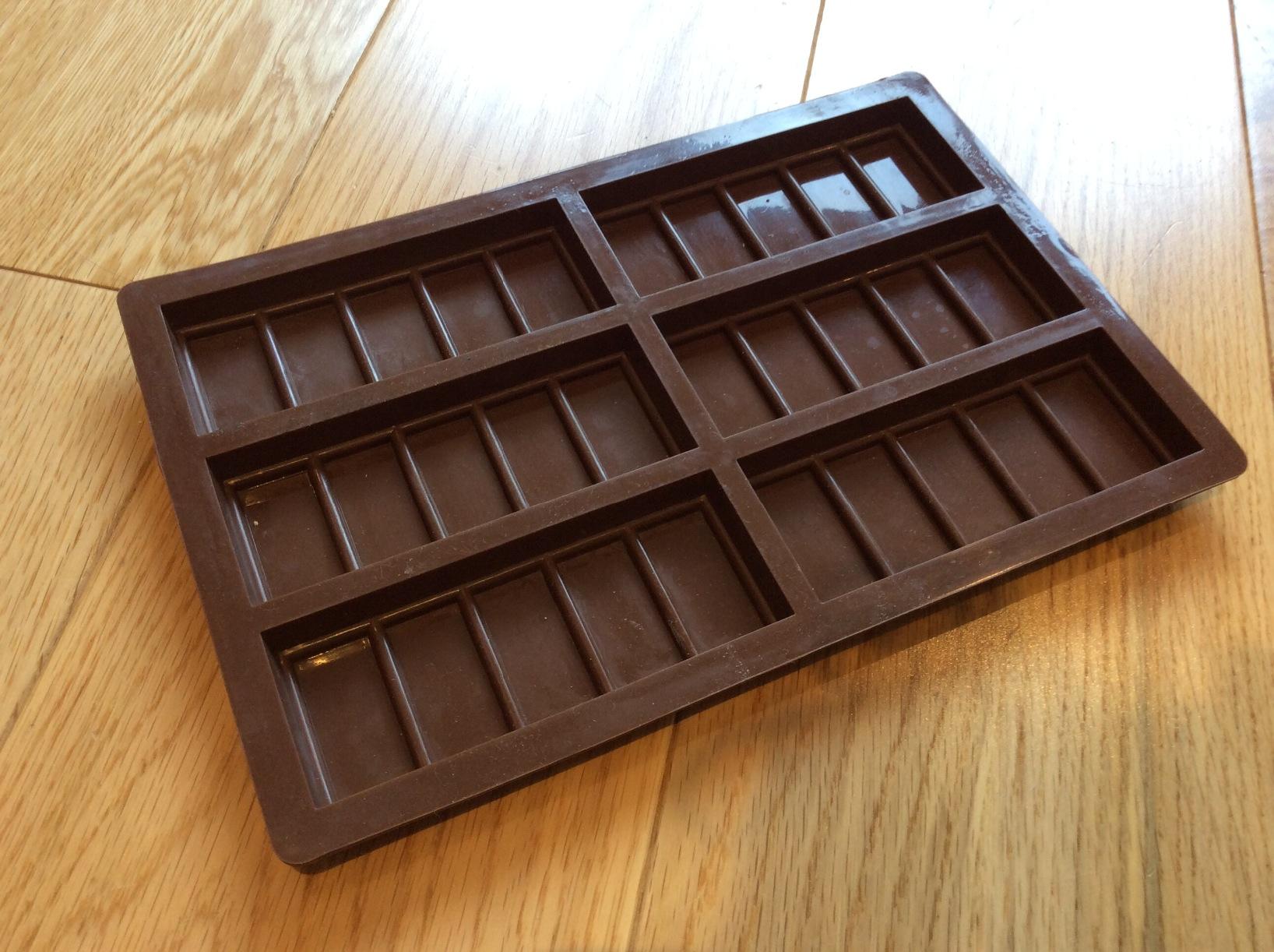 6 Small Rectangle 5 Segment Chocolate Bar Silicone Mold Silicone Molds