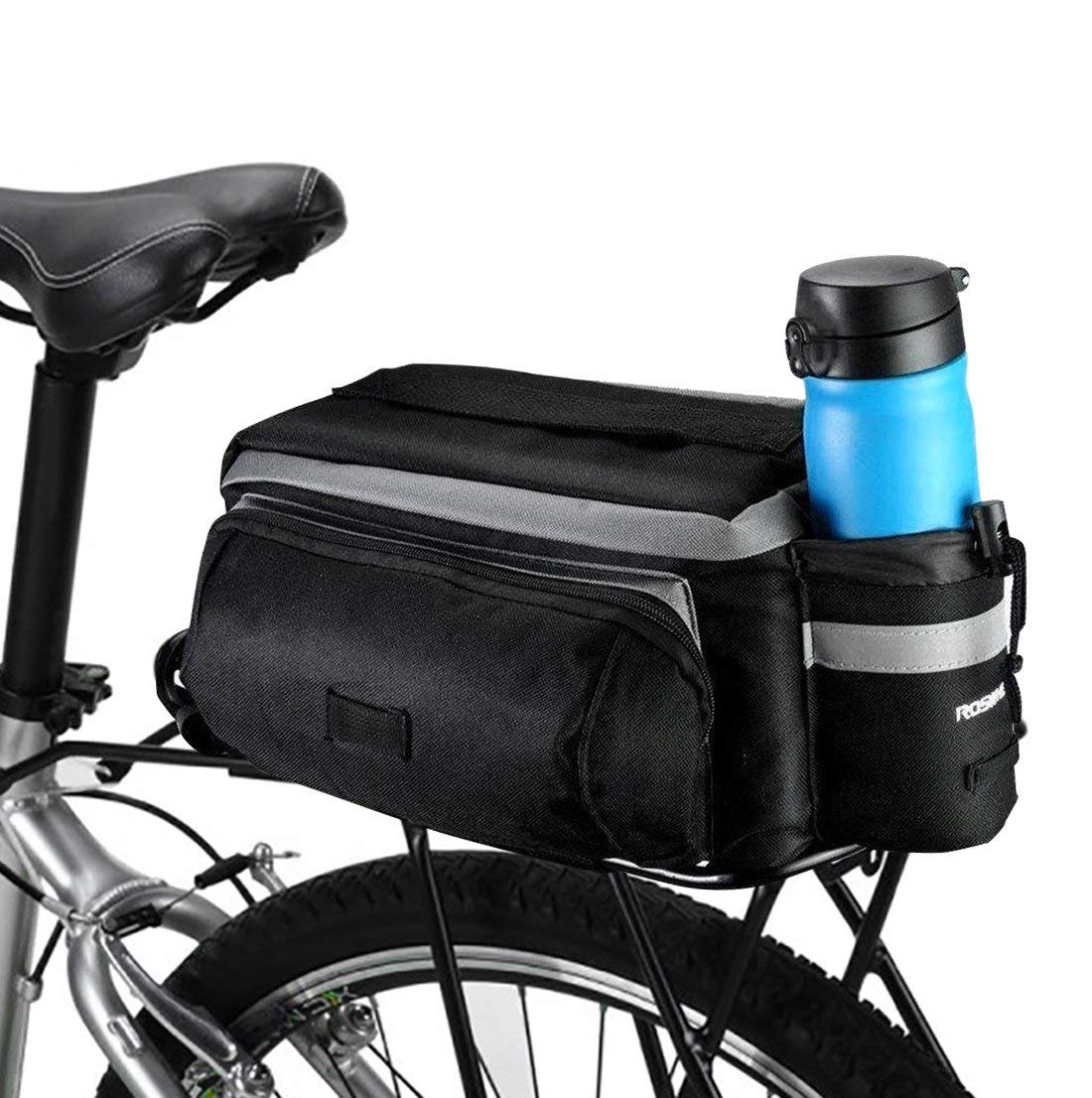 HSTYAIG Bike Pannier Multi Function Mountain Bike Bag Waterproof Bicycle Saddle Bag 7L Rear Seat Bag Pannier Trunk Bag