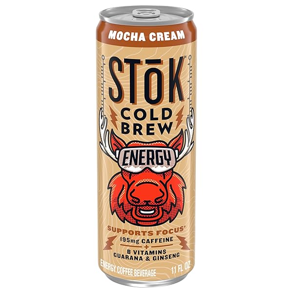 STOK COLD BREW ENERGY MOCHA CREAM, READY TO...