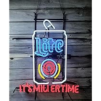 USA輸入品 X0024 【ライトサイン】ミラーライト ビール 時計