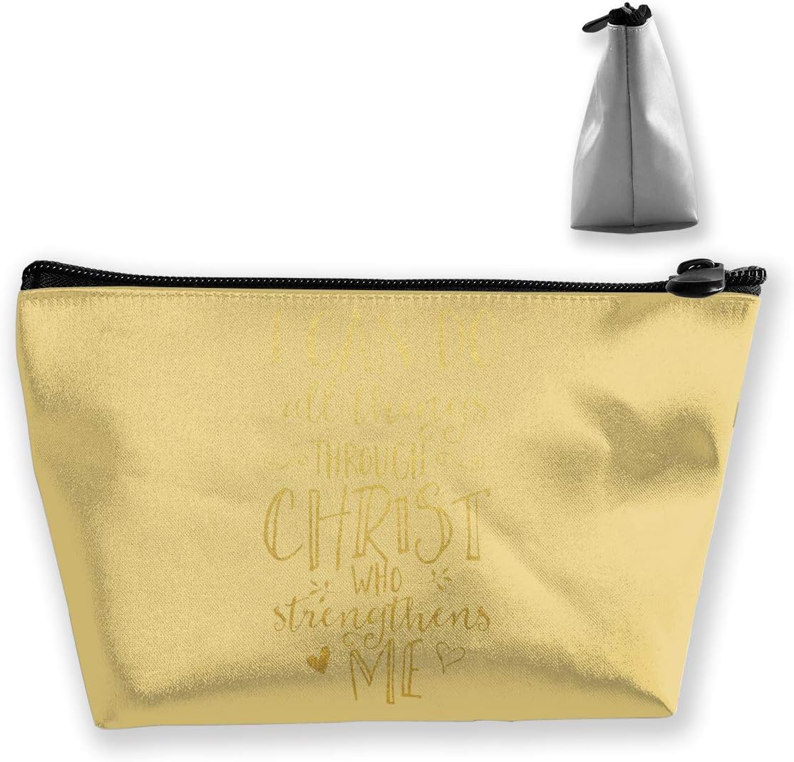 Travel Cosmetic Bags I Can Do Small Makeup Bag Multifunction Pouch Cosmetic Handbag Toiletries Organizer Bag for Women Girl