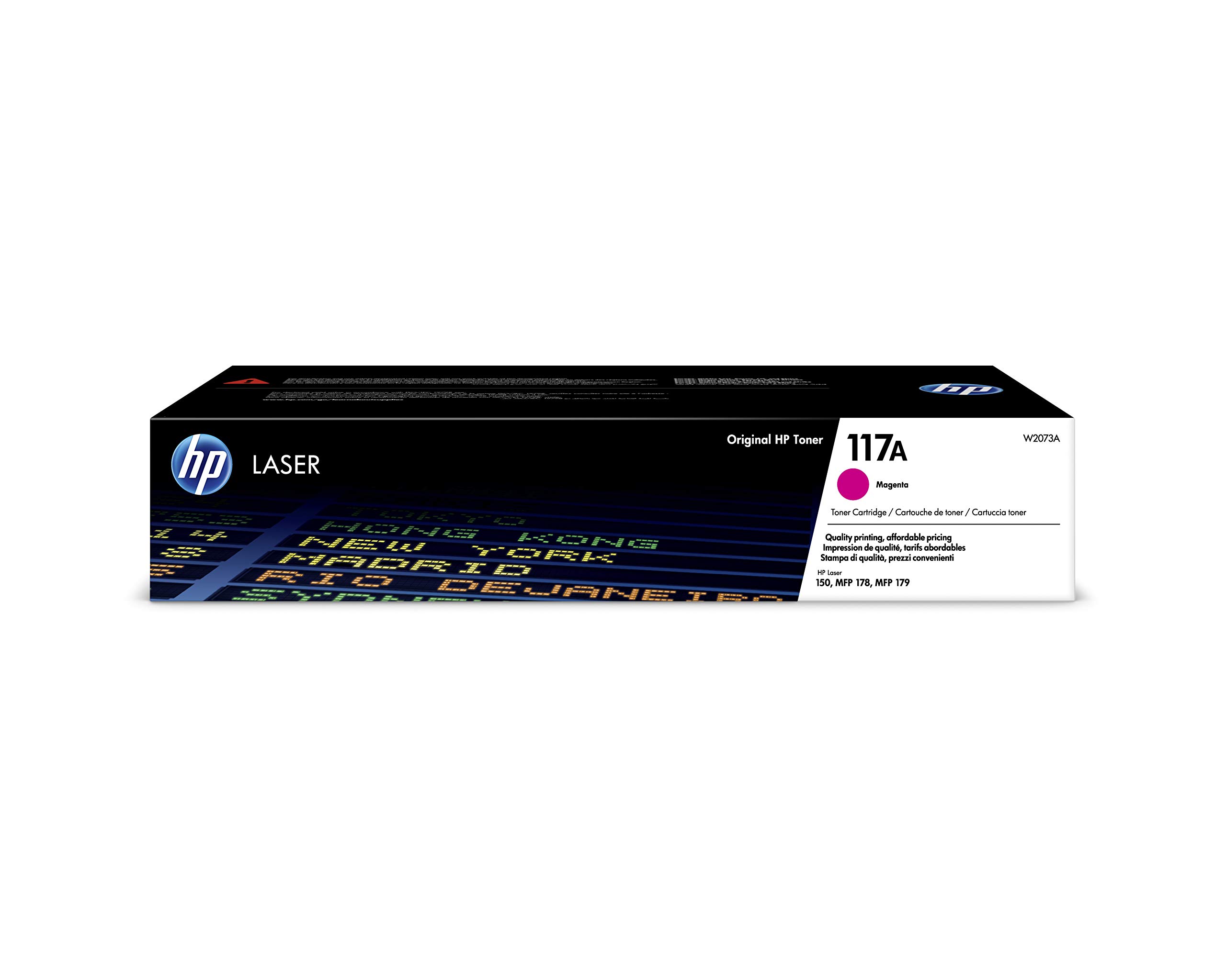 HP W2073A 117A Original Laser Toner Cartridge, Magenta, Single Pack