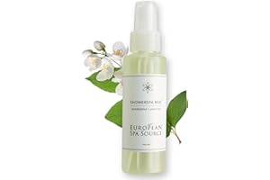 European Spa Source Jasmine + Eucalyptus ShowerSpa Mist Spray for Aromatherapy, At Home Spa Experience, Sinus Congestion Relief, and Tension Relief, 4 fl oz.