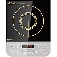 Philips Viva Collection HD4928/01 2100-Watt Induction Cooktop (Black)