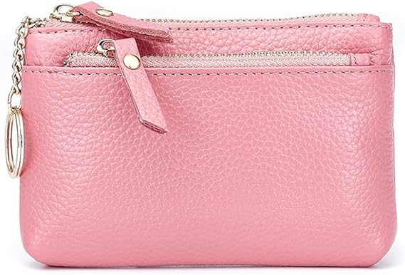 Amazon Fmeida 小銭入れ ポーチ ファスナー付き 財布 クレジットカードホルダー キーホルダー付き Us サイズ S カラー ピンク Fmeida 小銭入れ