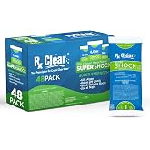 Rx Clear Super Shock for Swimming Pools | One Pound Bags | 48 Pack | 68% Calcium Hypochlorite Shock | Chlorinator and Algaecide | Kill Pool Algae for a Crystal Clear Pool