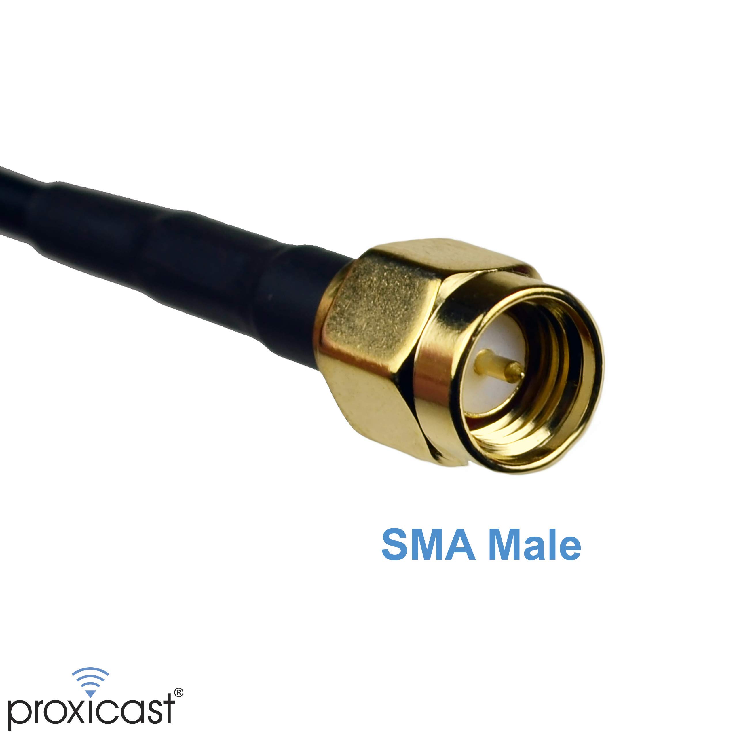 Proxicast Ultra Low-Profile 4G/LTE, 5G Omni-Directional 2 dBi Screw-Mount Antenna for Verizon, AT&T, T-Mobile (ANT-120-003)