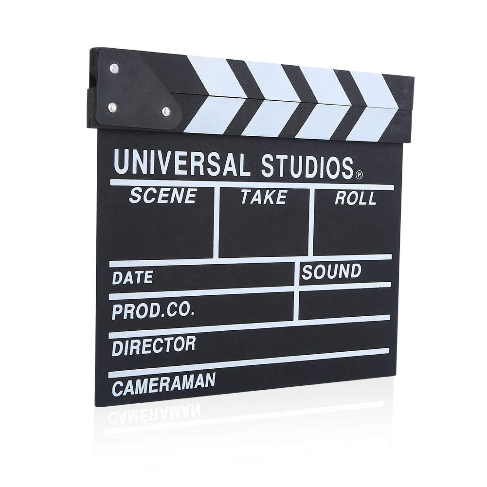 Kuuleyn Director Cut Prop, Wooden Director English Version Scene Clapperboard TV Movie Clapper Board Film Cut Prop for Shoot Props/Advertisement