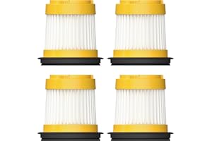 HOTO 4 PCS Filter Replacement for HOTO AutoCare Air Duster & Vacuum - 4-in-1 Portable Mini Vacuum with 20000Pa Strong Suction