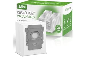 EYFASN 20 Pack i7 Vacuum Bags Compatible with irobot for Roomba i7+, i1+, i2+, i3+, i4+, i5+, i6+, i8+, j6+, j7+, j8+, j9+, s9+, Combo i5+, j5+, j7+, j9+ Bags Replacement Parts Dirt Disposal Bag