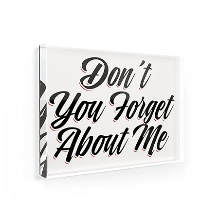 Imán para nevera Vintage letras no te olvidas About Me - Neonblond ...