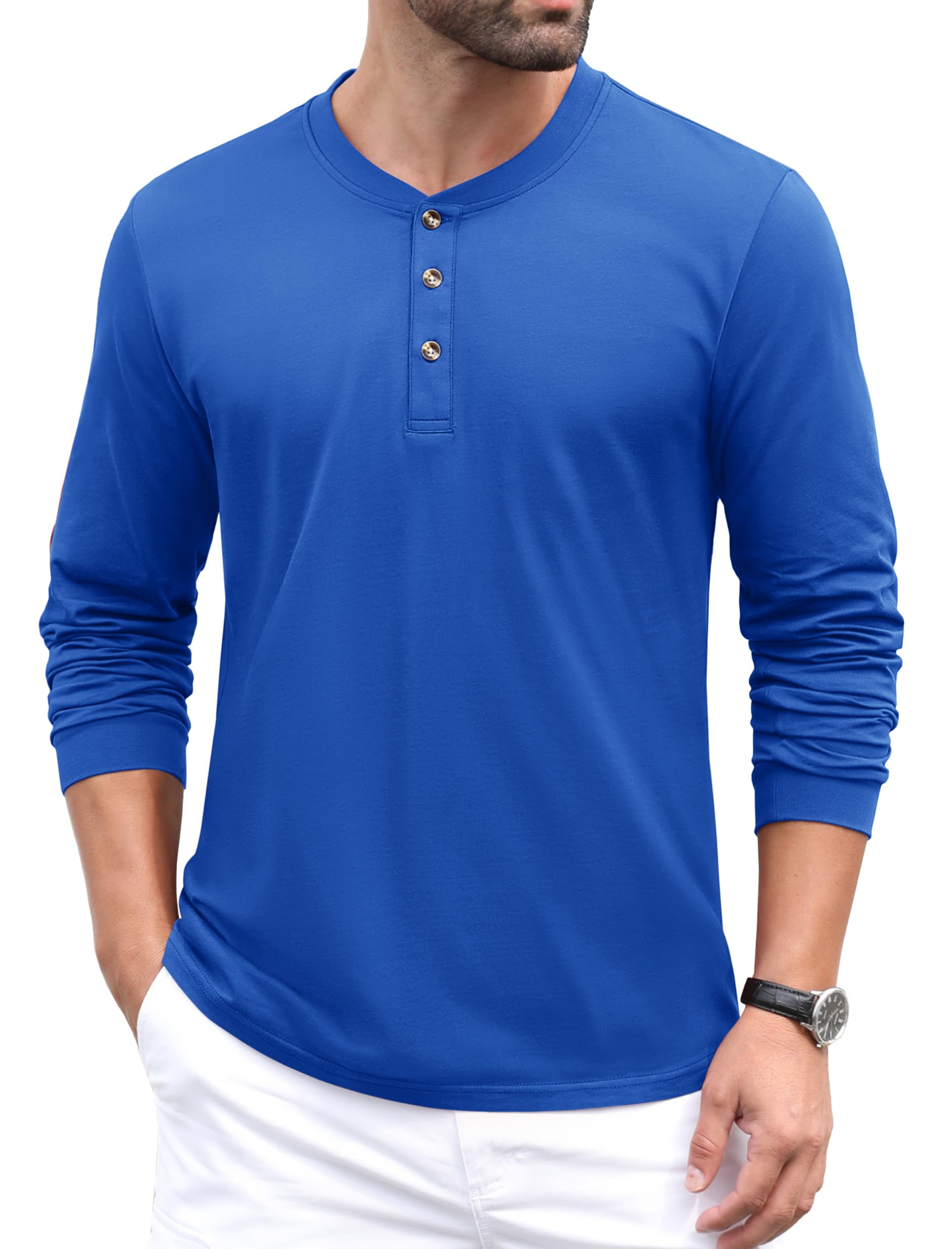 MAGCOMSEN Long Sleeve Shirts For Men 1/4 Zip Pullover